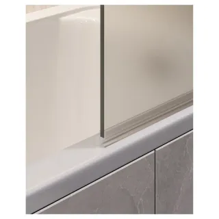 Шторка на ванну Timo T18 70 см хром